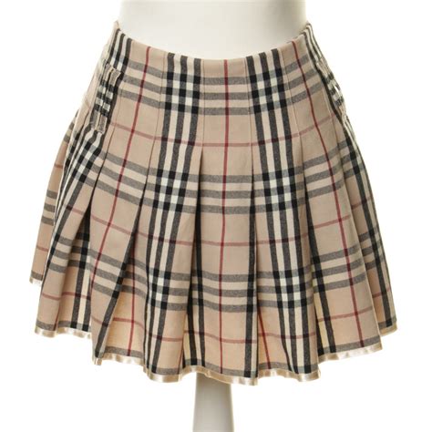 burberry wool plaid skirt|burberry pleated girls skirts.